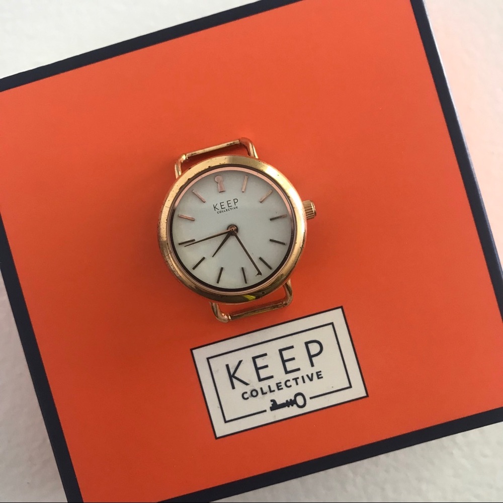 Rose Gold Watch Face